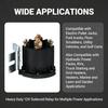684-1261-212 Relé Interruptor Solenoide de Partida 12 Volts 4 Terminais Corrente 150A Máx 800A para Contator DC Trombetta PowerSeal c/ Suporte em L 684-1251-212