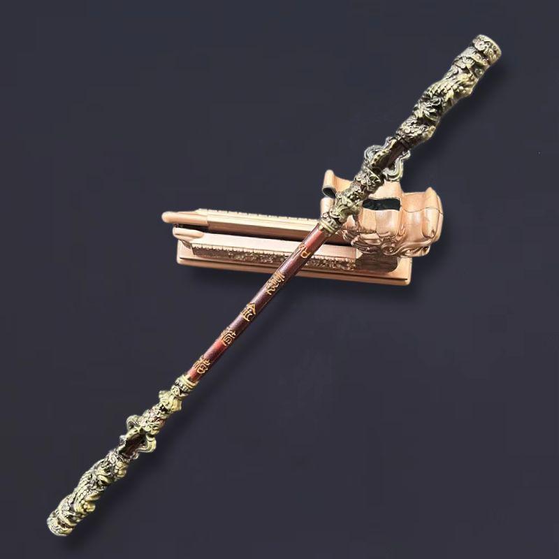 

Black Myth Wukong Большой пластиковый игрушечный посох Жуи Цзиньгу и реквизит для выступлений для взрослых Standard