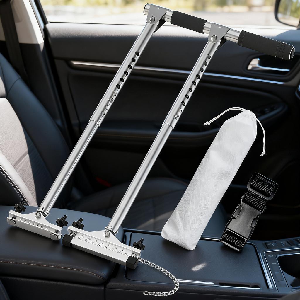 Zařízení ručního ovládání pro auto, nastavitelná délka, ruční ovládání pro řízení osob s postižením, pomocné ovládání pedálů v autě pro řidiče s postižením