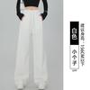 Wide-leg sweatpants women's spring and autumn new small sweatpants versatile and thin casual pants children