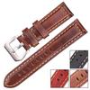 Padded Genuine Leather Watch Strap 20mm 22mm 24mm Vintage Cowhide Watch Band Stainless Steel Pin Buckle Accessories for Men