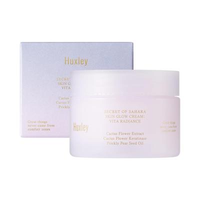 [Huxley Japan Official] Skin Glow Cream; Vita Radiance Återfuktande Hudvård Koreansk Kosmetika 50ml