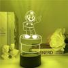 Super Mario Usb Night Light With Color Changing Led For Gaming Room Decor