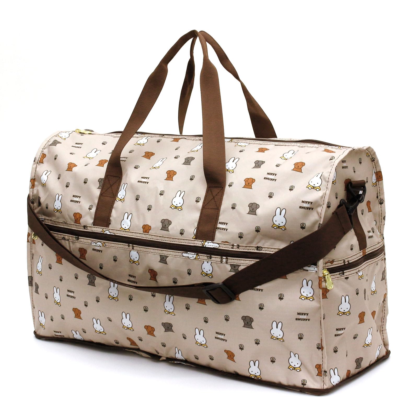 

Miffy Folding Boston H0004 Miffy Snuffy [Hapitas] Bag, Large, B248. Beige, &