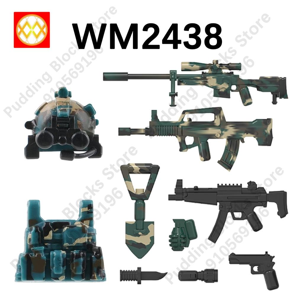 WM6147 Bausteine Actionfigur WM2435 WM2436 WM2437 WM2438 WM2439 WM2440 WM2441 WM2442 Ziegel Zubehör Erwachsene Kinder Spielzeug