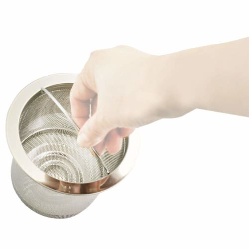 Kai Brand KAI Strainer NEW COOKDAY Punching Drain NCD Punching Drain Strainer Made In Japan Silver 135ÁE35ÁE27mm DF1472
