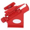 Adjustable Fletching Jig ABS Magnetic Straight Helix Fletching Jig with Clamps for Archery Arrow Red