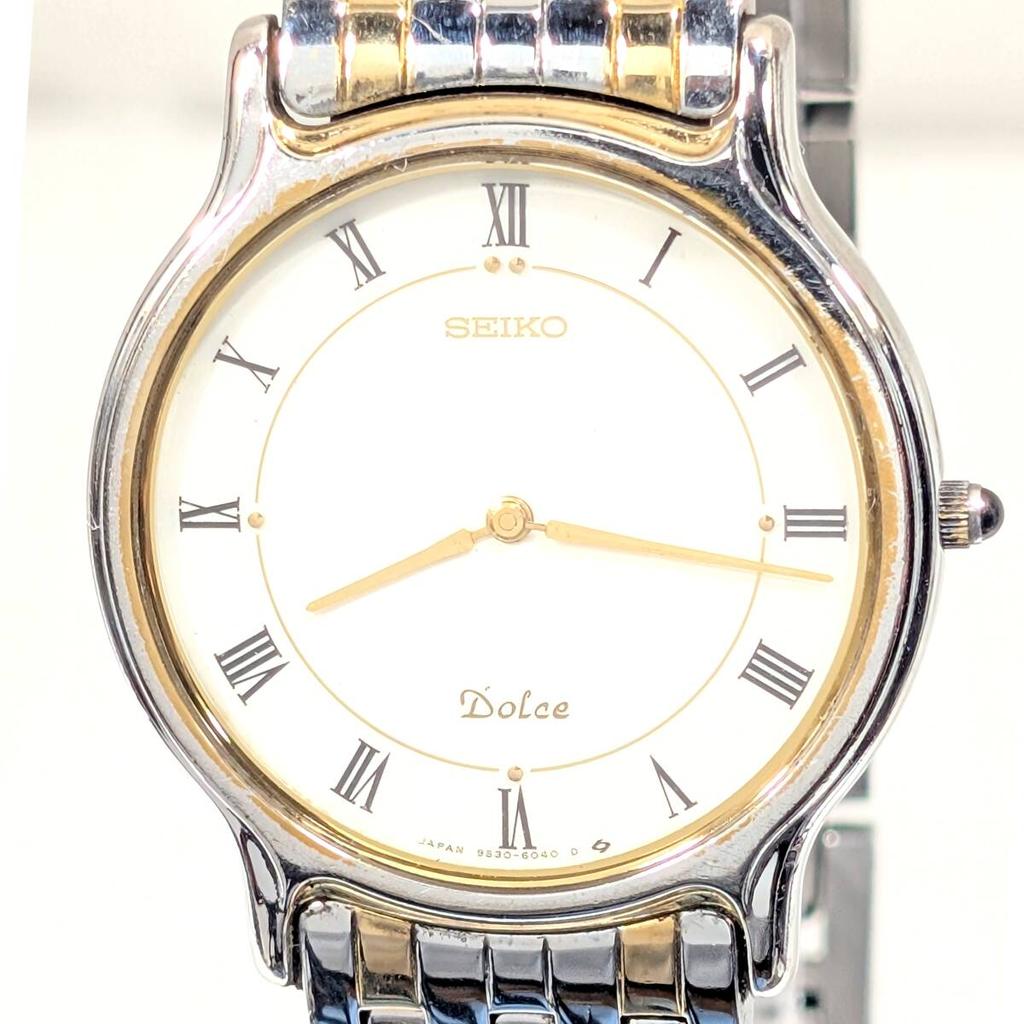 Seiko Dolce Battery Working Men's Watch, Replaced, Condition, S-27