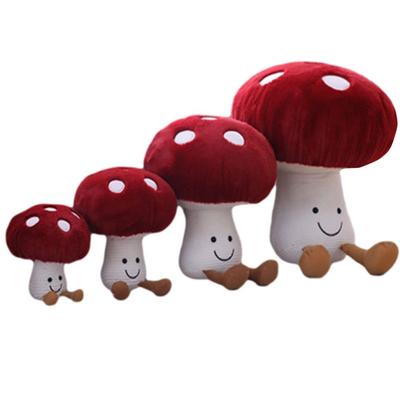 Child Baby Cartoon Vegetables Mushroom Soft Plush Doll Mushroom Plush Toys Mushroom Stuffed Toy