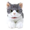 Sunlemon Knee Cat Plush Toy White 13x36x15cm Cute Animal Stuffed Cat P-7812