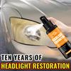 100ml Ceramic Headlight Repair Spray, Premium Automotive Headlight Repair Tool - Removes yellowing and oxidation, restores clari