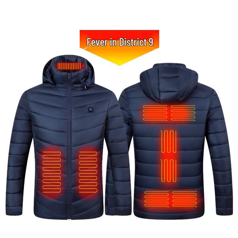 

Maihan Smart Heated Hooded Cotton Jacket for Men