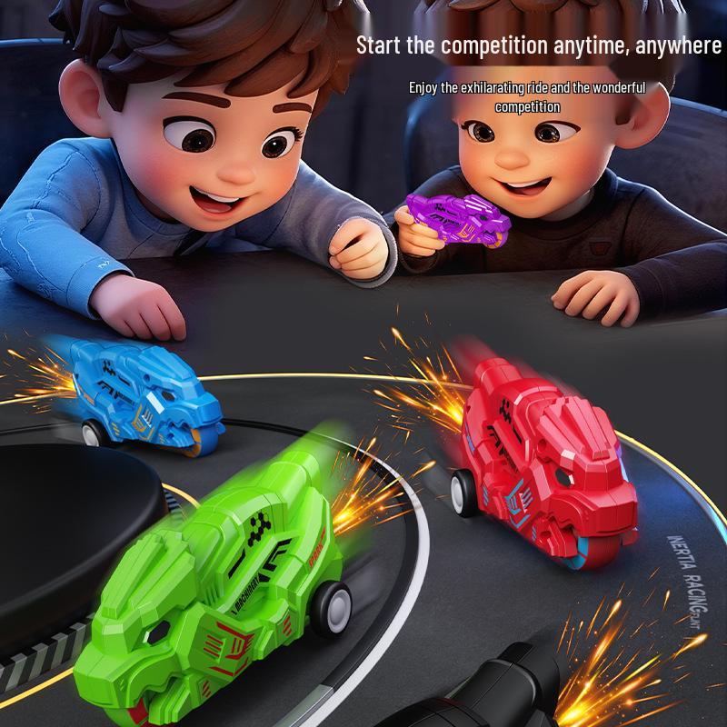 Spark Stone War Chariot Inertial Off-road Toy for Kids - Fire-breathing, Creative Sliding Vehicle