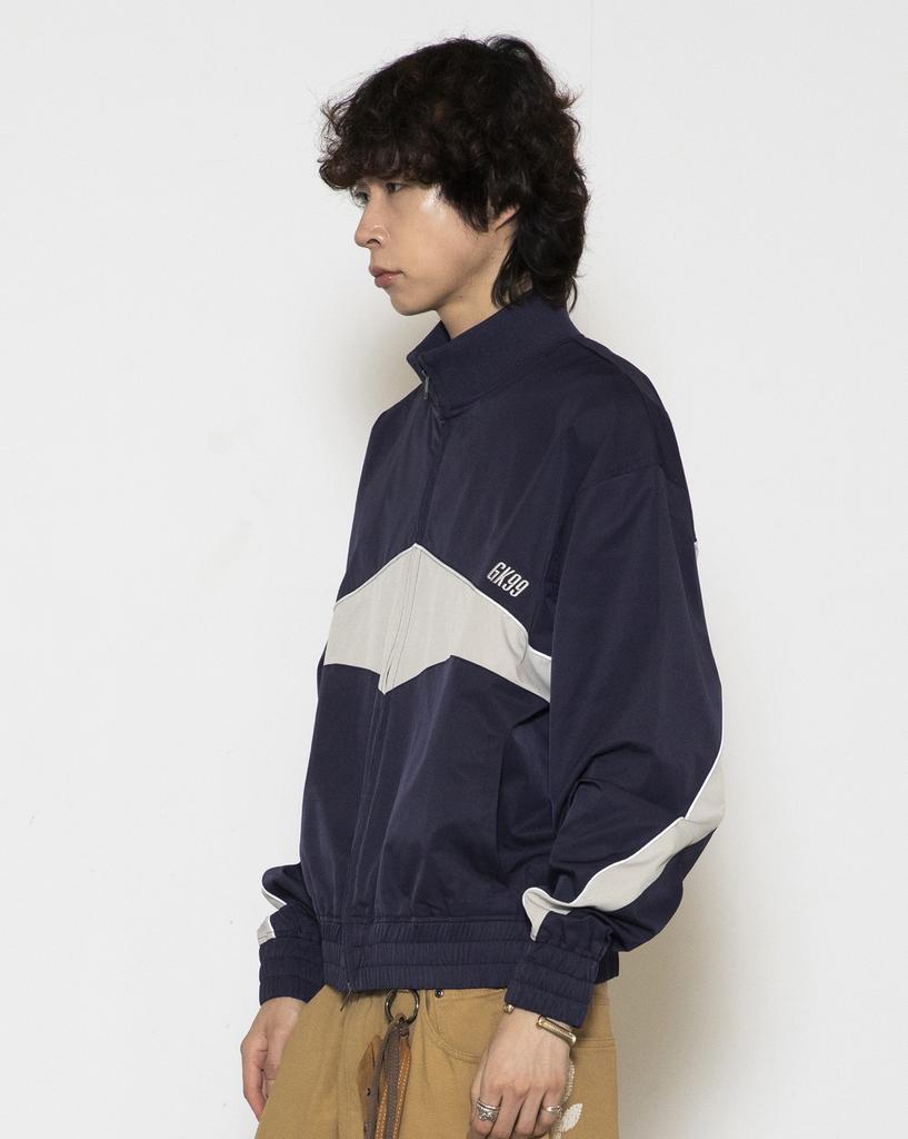 Glack Gj104 Piping Line Track Jacket (Navy)