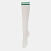 TAYLORMADE APPAREL 26Ss Women'S Ribbed Mesh Contrast Ribbon Knee Socks (38Cm) T8031A65607-100