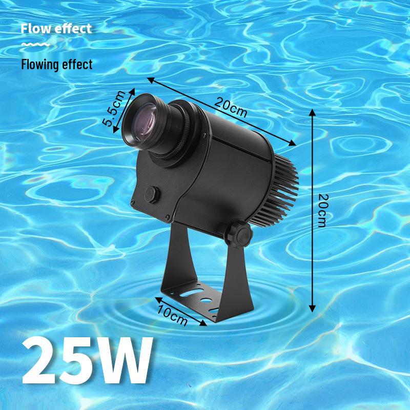 

Dynamic Water Ripple LED Projection Lamp for Indoor/Outdoor Atmosphere Indoor