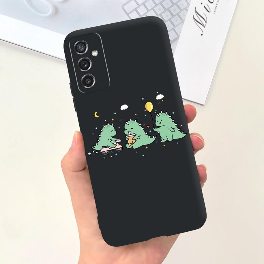 For Samsung M52 5G Case Lovely Duck Cat Head Dinosaur Fundas Soft TPU Phone Cases For Samsung Galaxy M52 5G SM-M526B Hoesje 6.7"