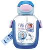Skater Water Bottle with Disney Frozen for Straw, 530ml, 23, One-Push Operation, Girls, PDSH6DX-A