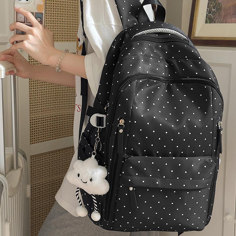 

Рюкзак великої місткості в японському стилі для дівчат середньої та старшої школи Backpack Only чорний