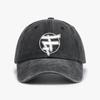 Fonky Family Print Baseball Cap Vintage Style Washed Soft Top Denim Hat Unisex Outdoor Casual Djustable Snapback Hats