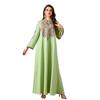 Magic Queen Middle East Women Moroccan Robe Dubai Sequin Embroidered Ethnic Formal Dress Long Dress Dress