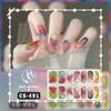 14pcs/set CS Series Cute Nail Sticker Cartoon Gold Foil Fashion Tearable and Durable