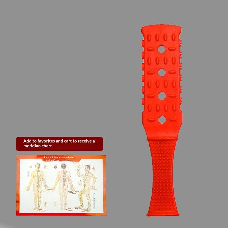 Portable Massage Hammer Meridian Patting Stick Handheld Acupoint Beater For Back Leg Shoulder Body Relax Home Use