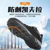 Male Steel Baotou Anti-smash and Anti-puncture Summer Lightweight Breathable Construction Site Safety Shoes Mesh Work Shoes