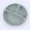 Children's Silicone Divided Plate Set: Food-Grade Tableware with Fork & Spoon for Babies and Toddlers