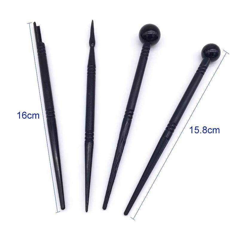 4 Pcs/Set Cake Carved Pens Flower Modelling Tools Fondant Cake Decorating Molds Tools Bakeware.