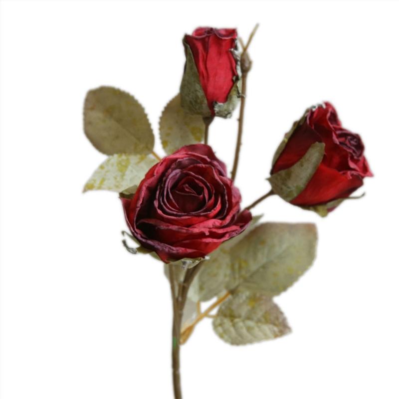 Vintage Styles Rose BouquetRose Flower Props Beautifully Crafted Fakes Flower Ornament Realistic Flower for Indoor Decor