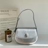 Leichte Luxus Edelsteinblau PU Umhängetasche Neue Damen Weiches Leder Magnetverschluss Überschlag Unterarmtaschen Mode Elegante Handtasche