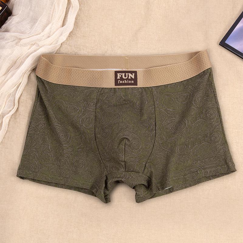 Rose Trend Herren Antibakterische Baumwollunterwäsche: Hautfreundlich, Bequem, Atmungsaktiv, Modische Flachbein mit Hochelastischem Vier-Ecken-Design.