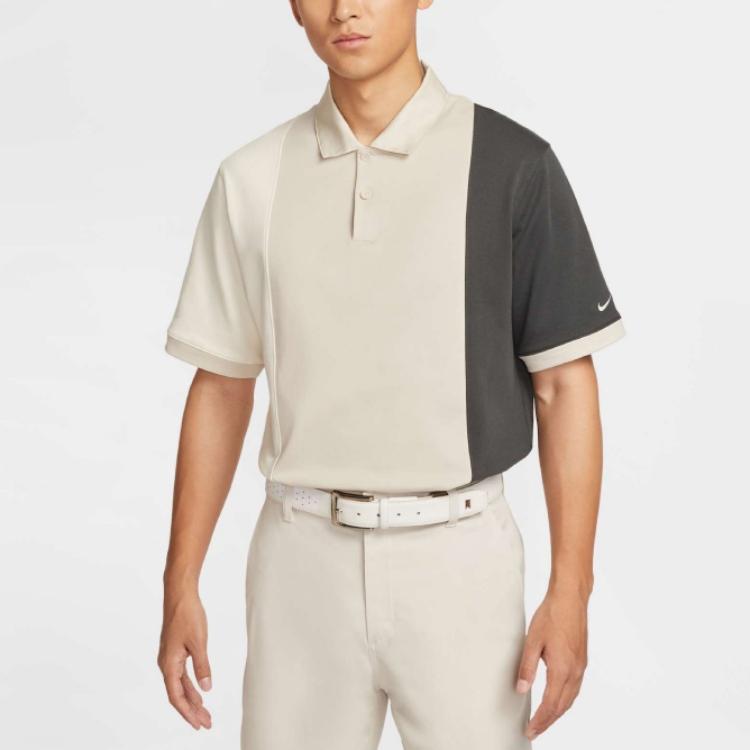 Nike Breathable Fashion Color Block Short Sleeve Polo Shirt Men Tops HM5650-104