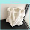 Plush Tote Bag For Women With Soft Material And Large Capacity For Daily Use