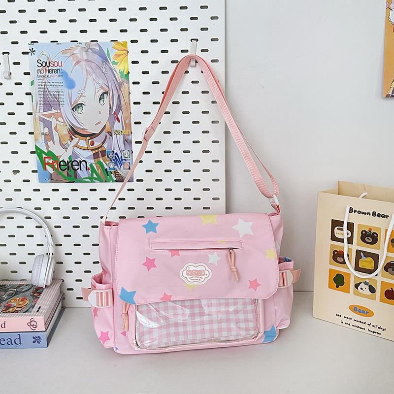 Cute Girl Y2k Crossbody Bag New Japanese Harajuku Sweet Ulzzang Ita Bag Daily Commuting Light Casual Women's Bag