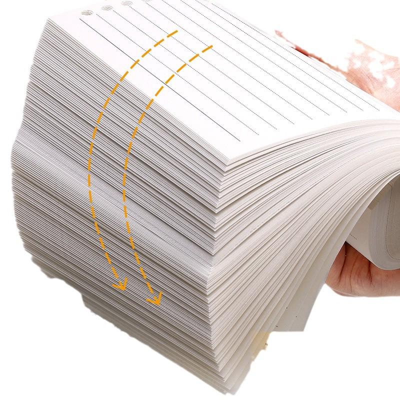 B5 Loose-Leaf Notebook Refill, 26-Hole, A5 Detachable, Horizontal Lines or Grid, Ideal for Postgraduate Exams