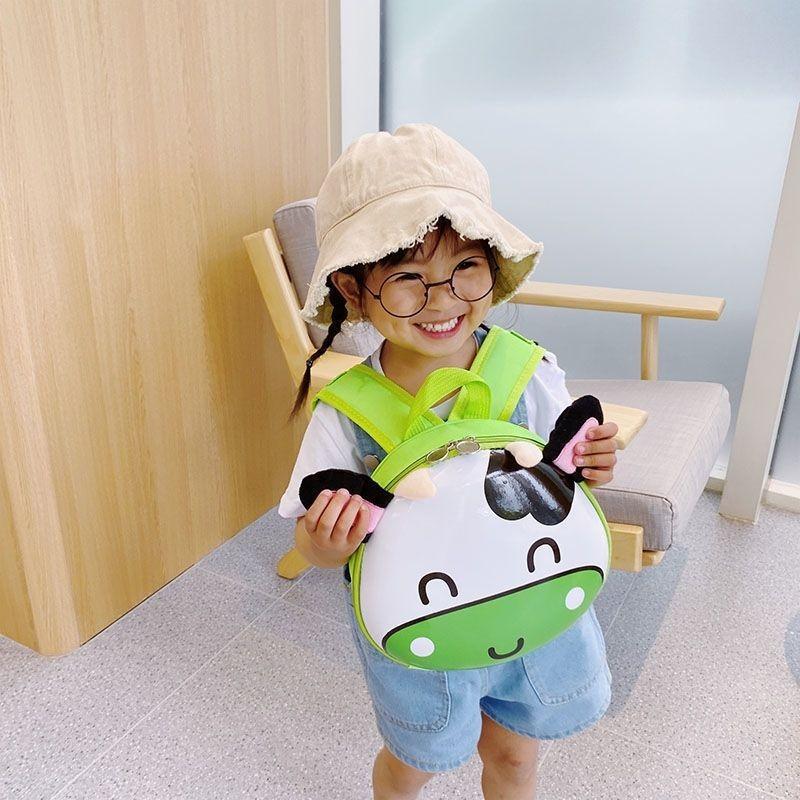 Hard Cow Pattern Shell Backpack  Schoolbag Waterproof Breathable Gift Birthday