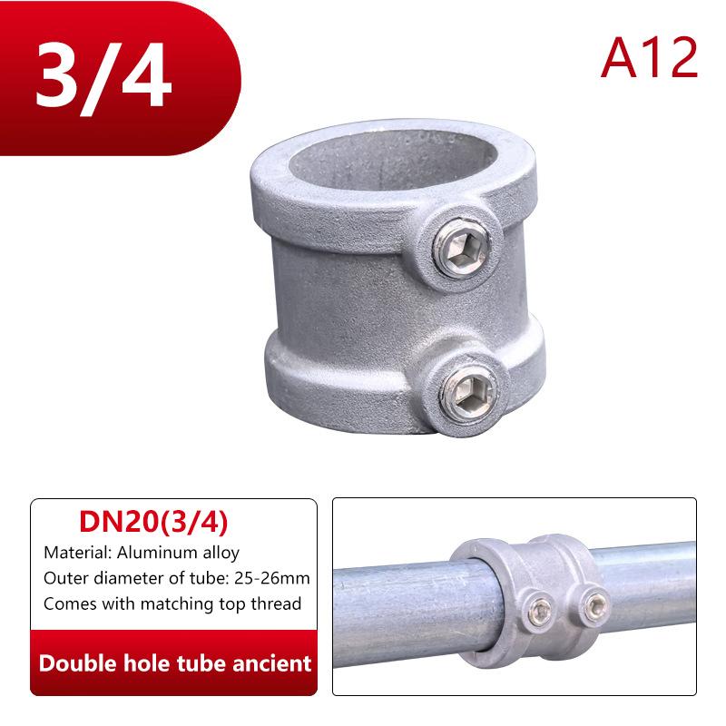 25Mm Aluminum Alloy Connector Elbow Tee Base Flat Three-Dimensional Fitting Connection Fastener Steel Tube Shelf Parts