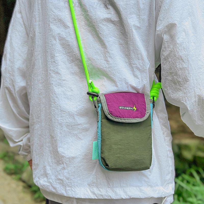 Crossbody Bag Color Block Mobile Phone Shoulder Bag