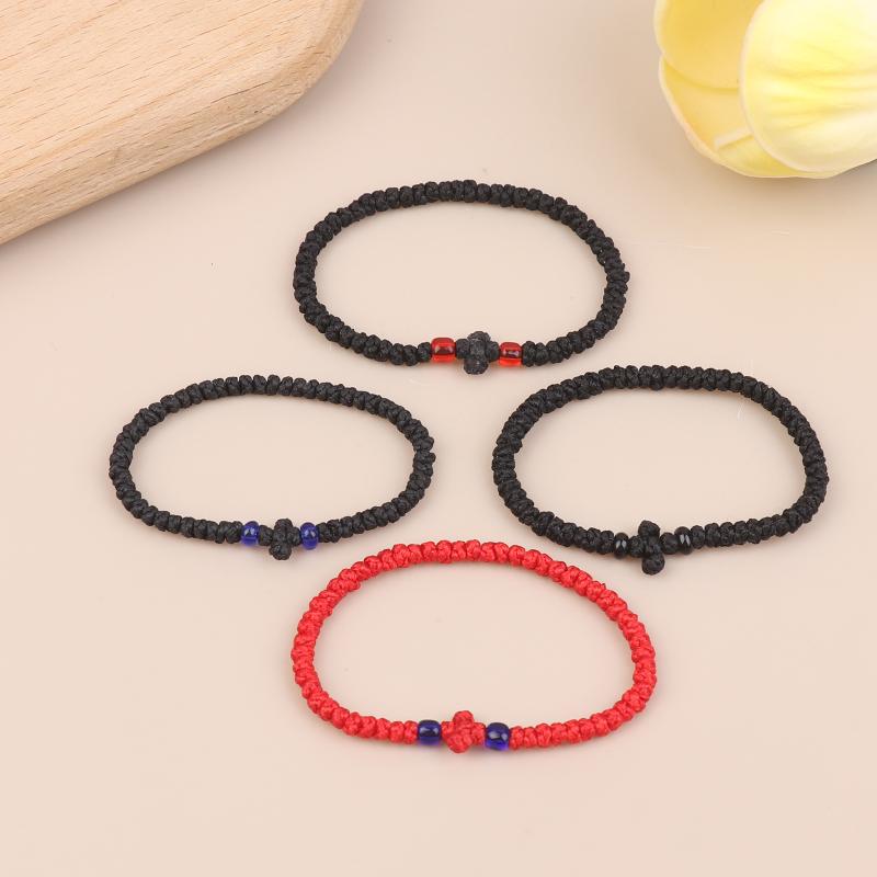 1/5 stk Græsk Ortodoks Håndkæde Håndlavet Bedekæde Armbånd Kristent Armbånd Elegant Religiøst Smykke Gave Til Kvinder Mænd