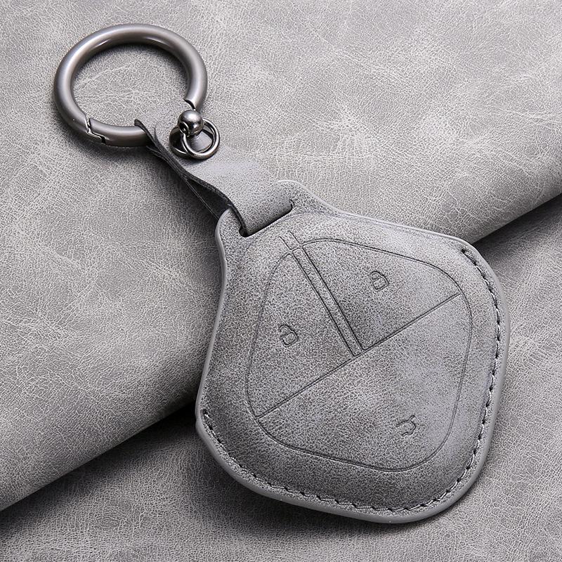 Wuling Bingo 2023 Sheep Suede Car Key Cover with Buckle Keychain