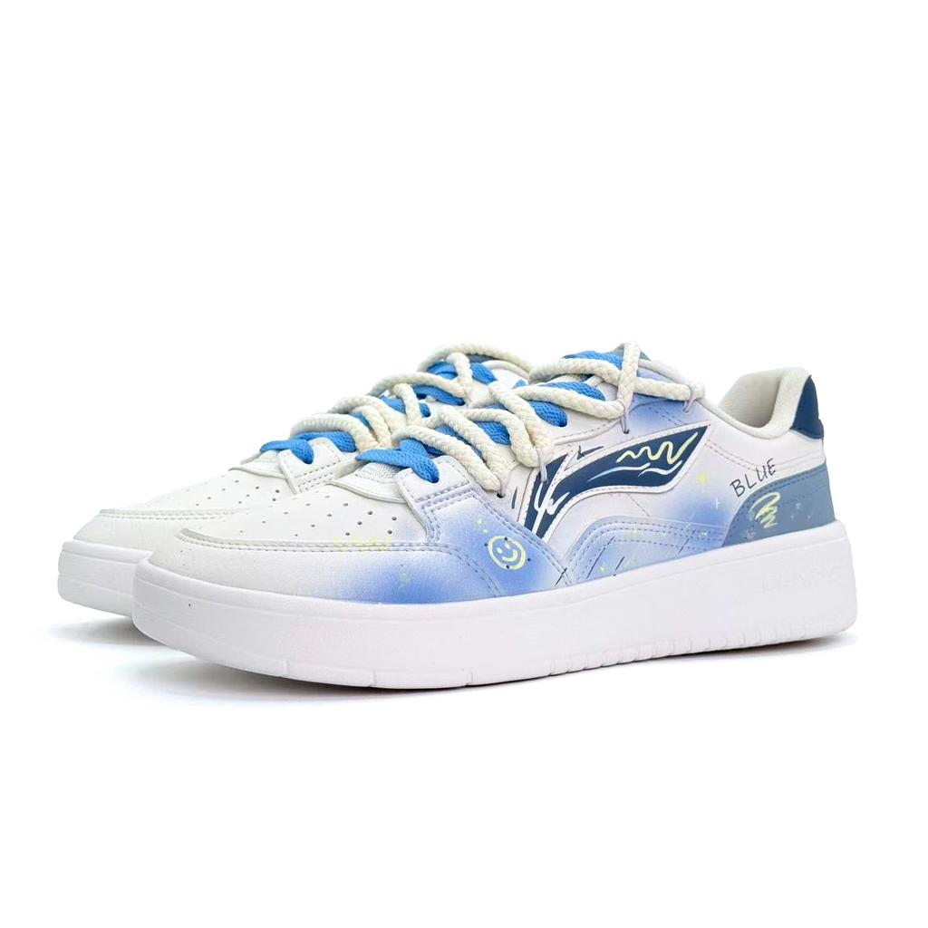 Li Ning Sycee Blue Sea Low top Skateboard Shoes Men's Green AGCT339-4(Team1745-)