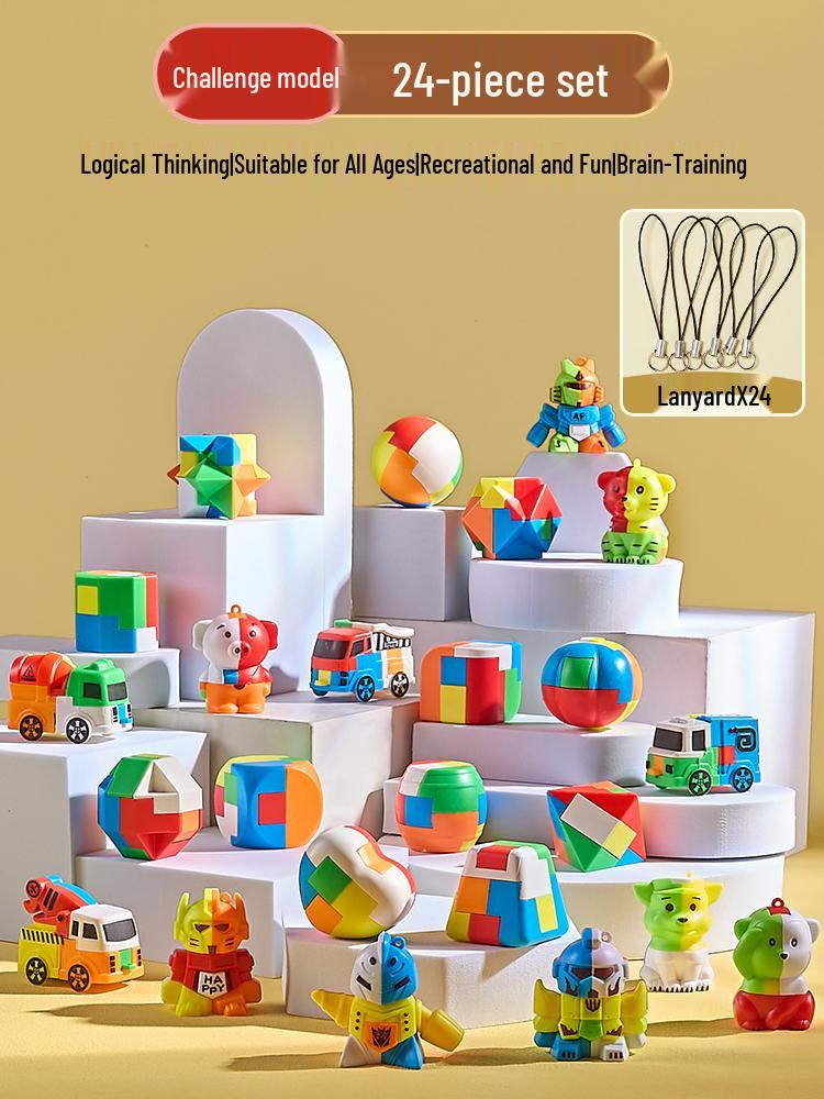 Luban Kongming Lock Set: Educational Puzzle Blocks for Kids Ages 8-12