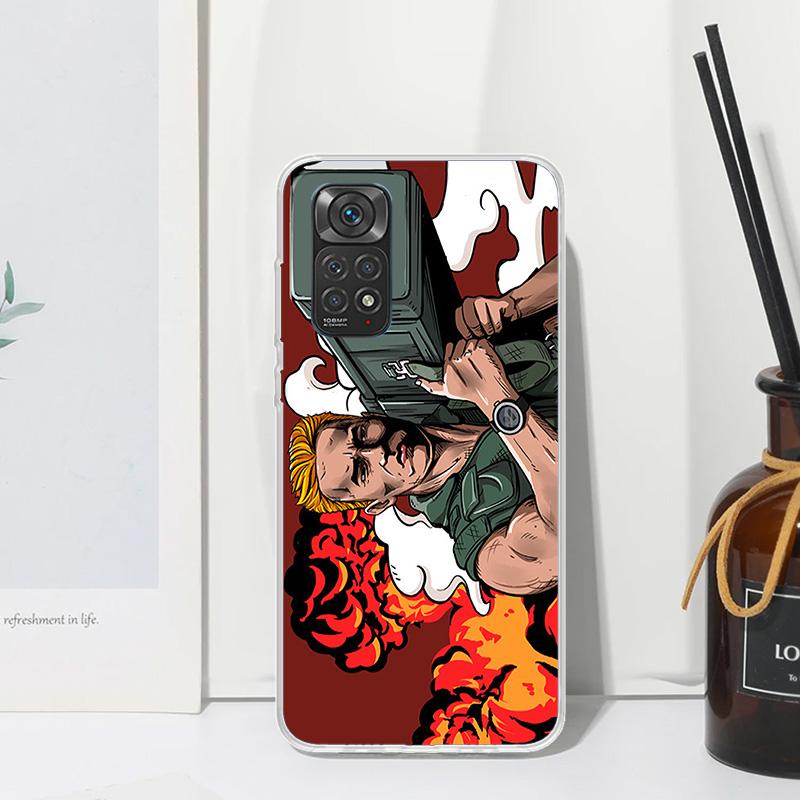 Arnold Schwarzenegger Terminator Phone Case For Xiaomi Redmi Note 13 14 12S 11S 10S 12 11E 10 Pro Plus 11T 9S 9 8T 8 7 Art Funda