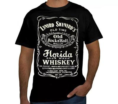 Lynyrd Skynyrd Pietų Roko Grupė Džeksonvilis Muzika Marškinėliai Florida viskis