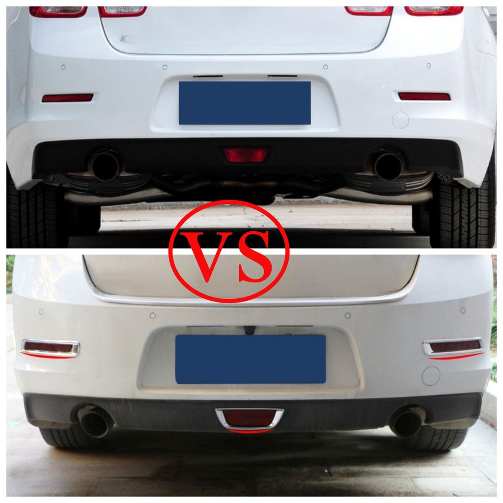 Rear Fog Lamp Fog Light Fog Lights Cover Trim Sticker for Chevrolet Malibu 2012 2013 2014 2015 Car ABS Chrome Accessories