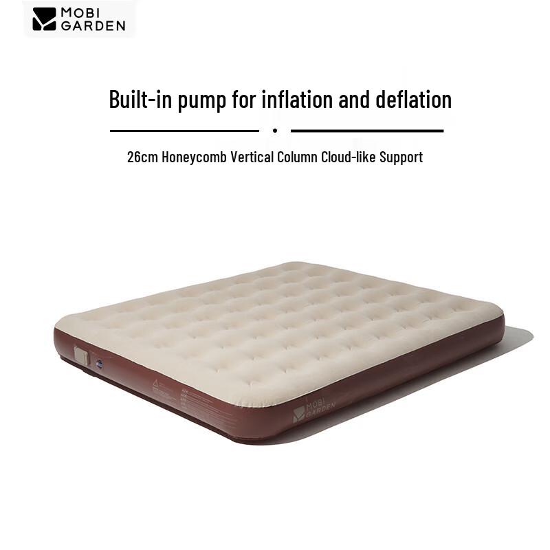MOBIGARDEN Self-Inflating Outdoor Camping Air Mattress with Built-in Pump