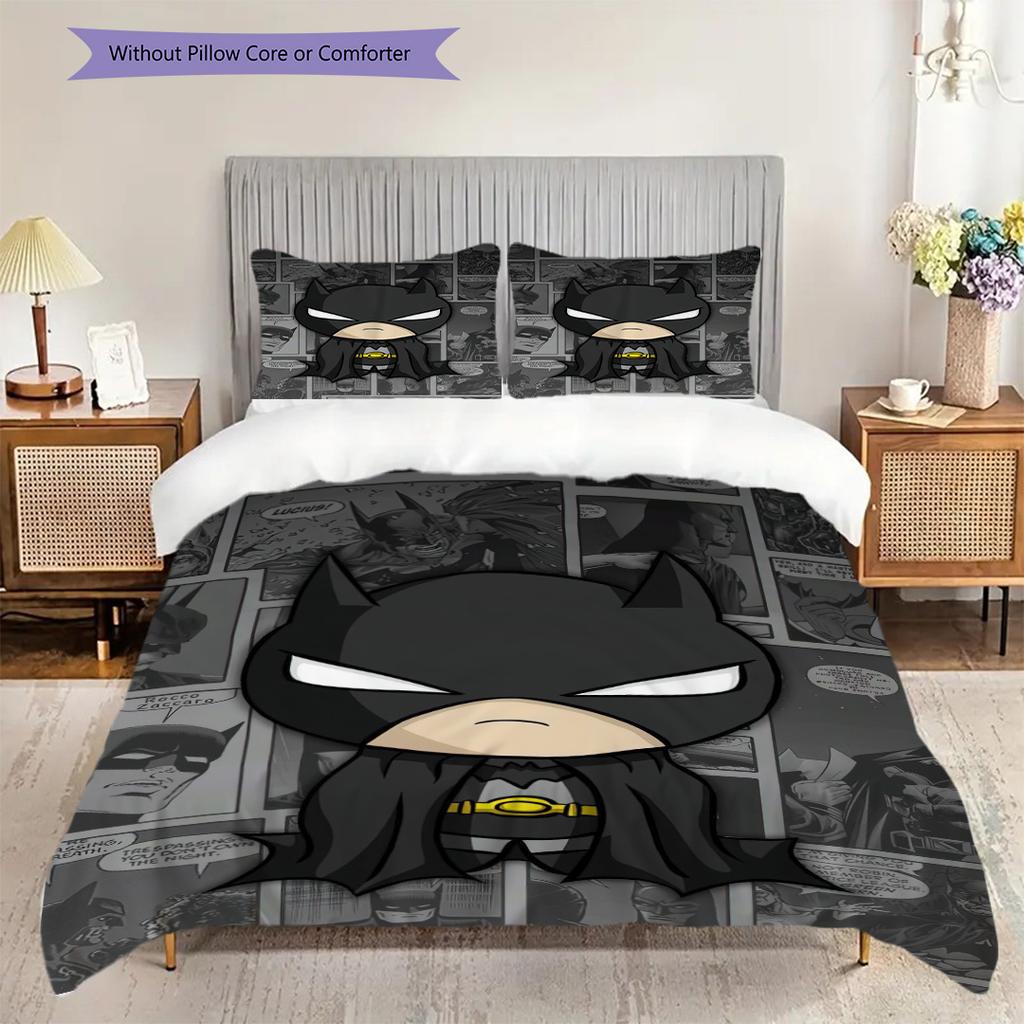Batman Logo Home Soft Sofa Cover Blanket Down Pillowcase Duvet Cover Without Core Threepiece Set Without Core
