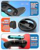 Switch 2 Carrying Case Screen Protector and Case kit Accessories Bundle for Nintendo Switch 2 Protective Case Steering Wheel
